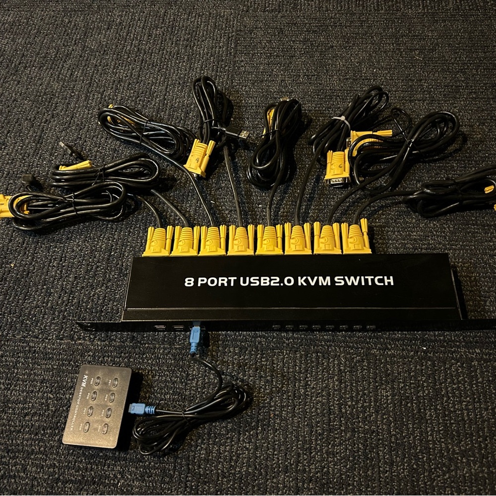 8 port usb cable kvm switch